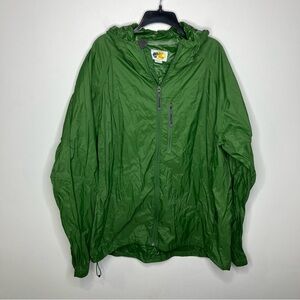 Bass Pro Shops green‎ rain jacket size 3XL unisex outdoor gear camping hiking